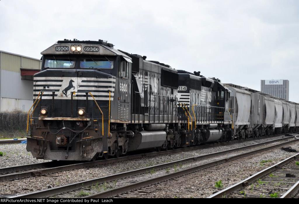 Eastbound grain train